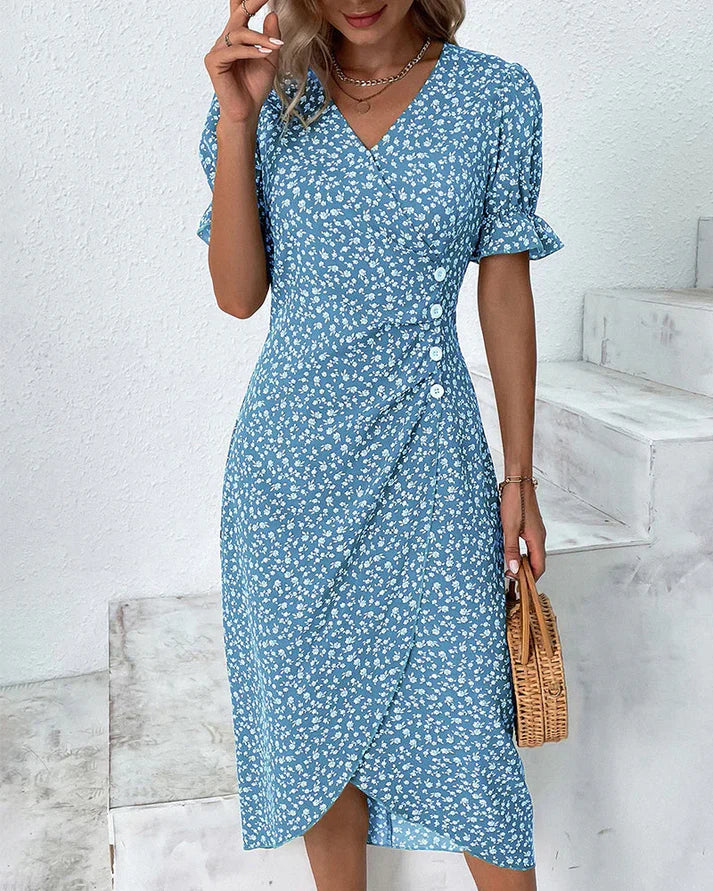 Aisha - casual bloemen zomerjurk