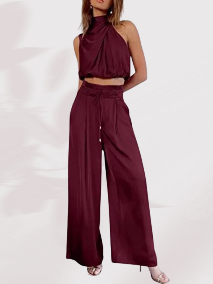 Kaylee - elegante chique set [top+broek]