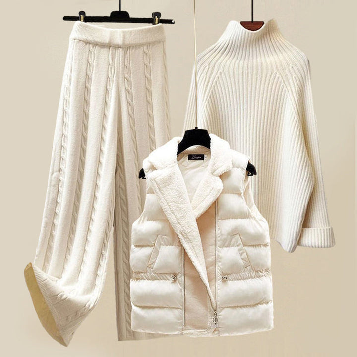 Ori - elegante winter chic set [Trui, Vest + Broek]