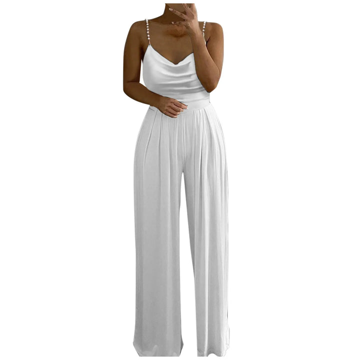 Lucy - elegante parel sling jumpsuit