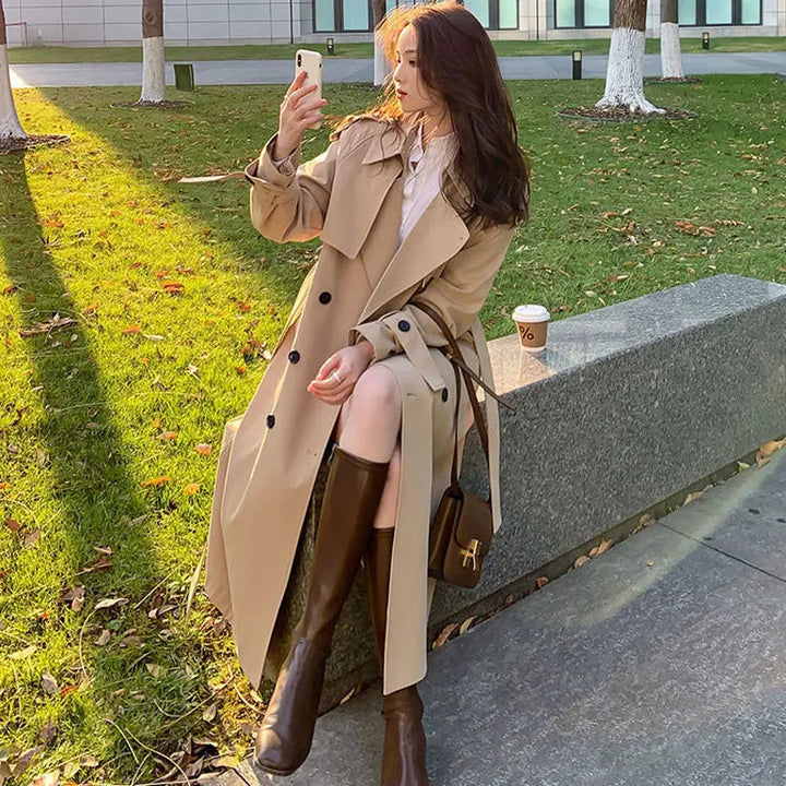 Yazmin - trendy streetwear trenchcoat