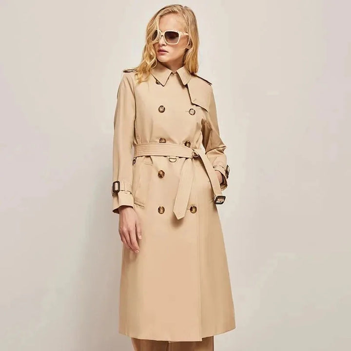 Yuri - casual trenchcoat met zakken