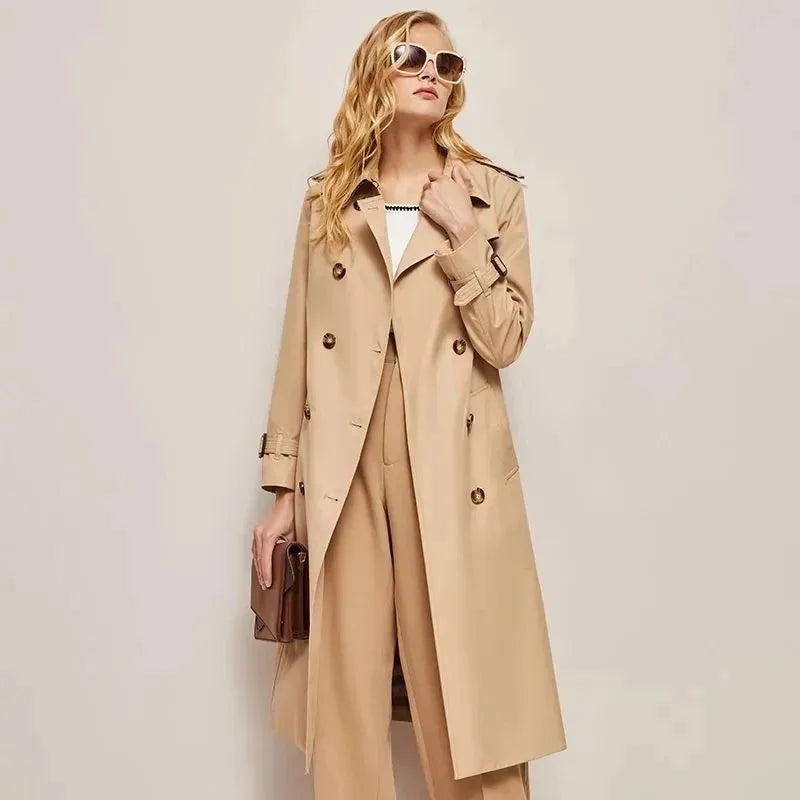 Yuri - casual trenchcoat met zakken