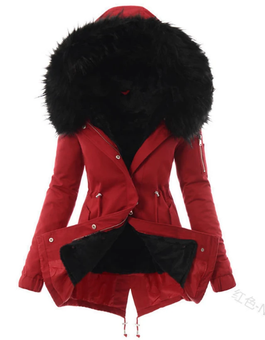 Rosalia - elegante winter faux fur jas