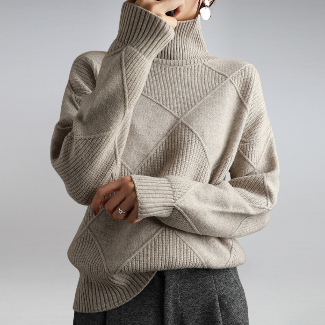 Bella - trendy turtleneck trui