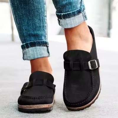 Ana - retro plat orthopedisch loafers