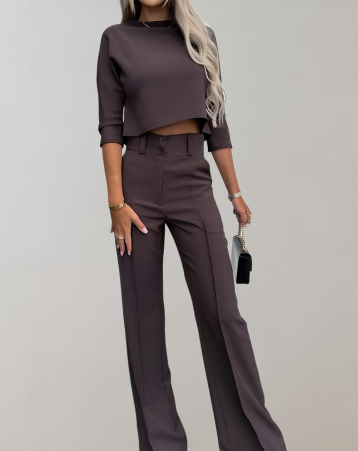 Tatiana - Stijlvolle elegante set [top+broek]