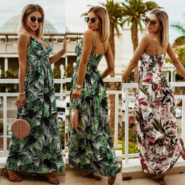 Rebecca - Chiffon Boho Maxi Jurk