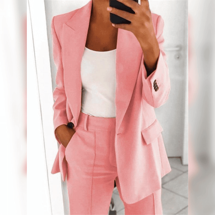 Dianna - elegante zakelijke trendy set [blazer+broek]