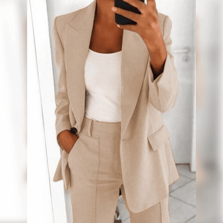 Dianna - elegante zakelijke trendy set [blazer+broek]