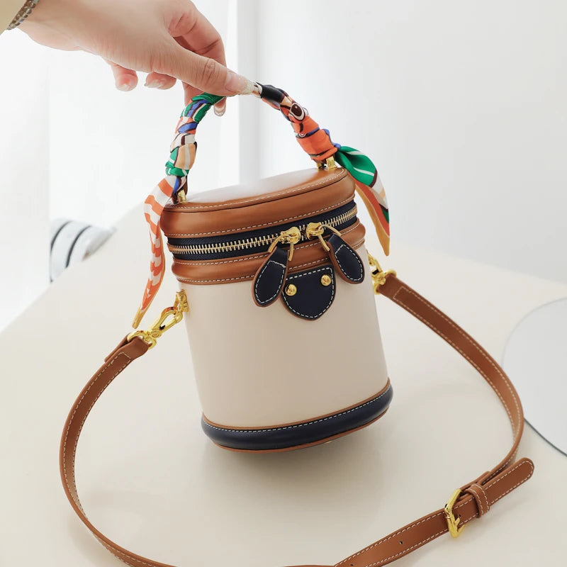 Anna - trendy schoudertas met bucket design