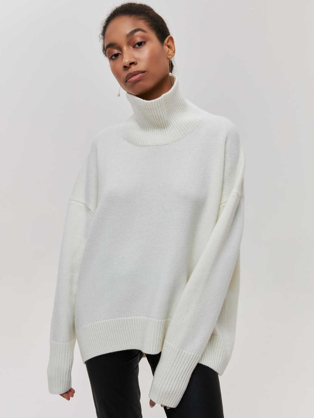 Celina - trendy turtleneck winter sweater