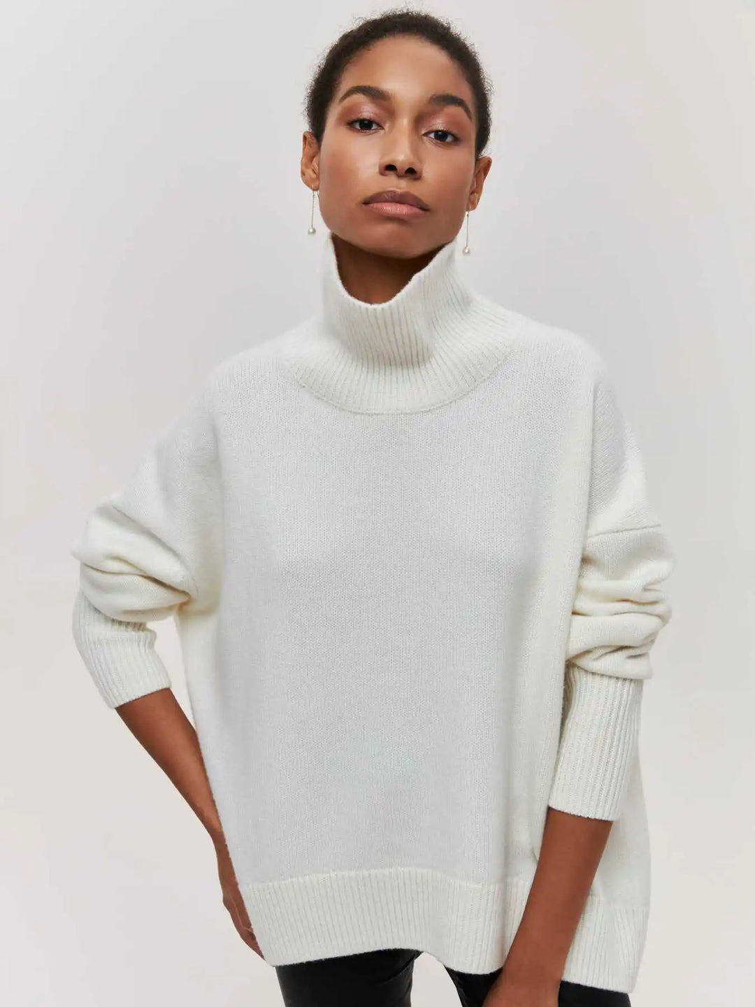 Celina - trendy turtleneck winter sweater