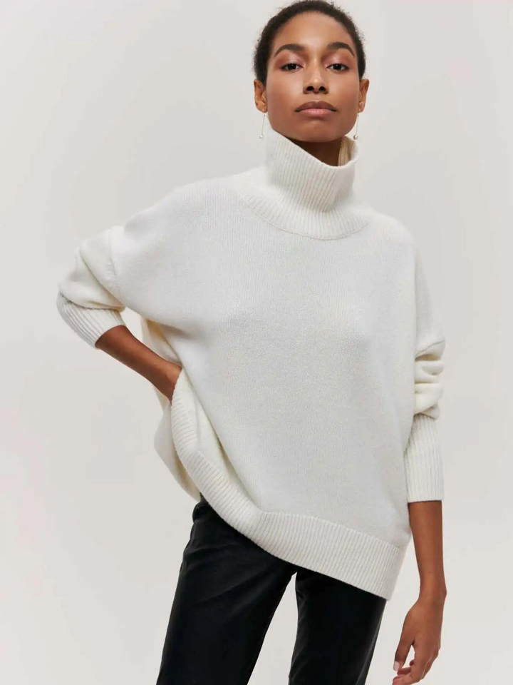 Celina - trendy turtleneck winter sweater