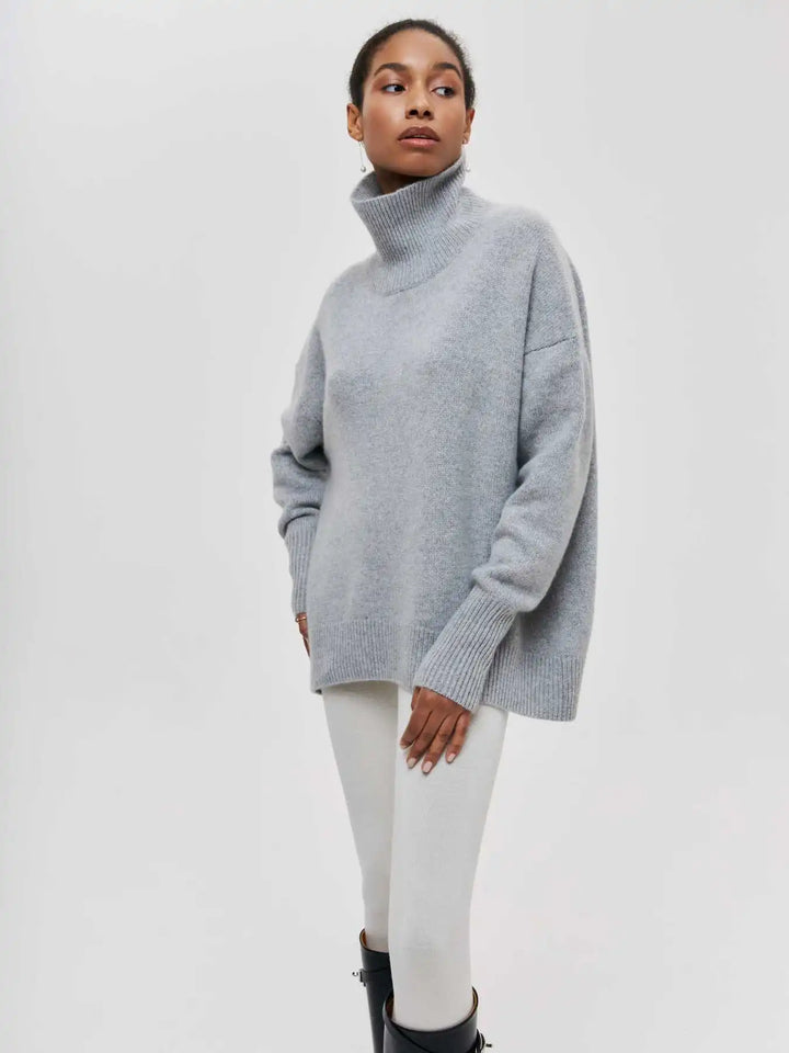 Celina - trendy turtleneck winter sweater