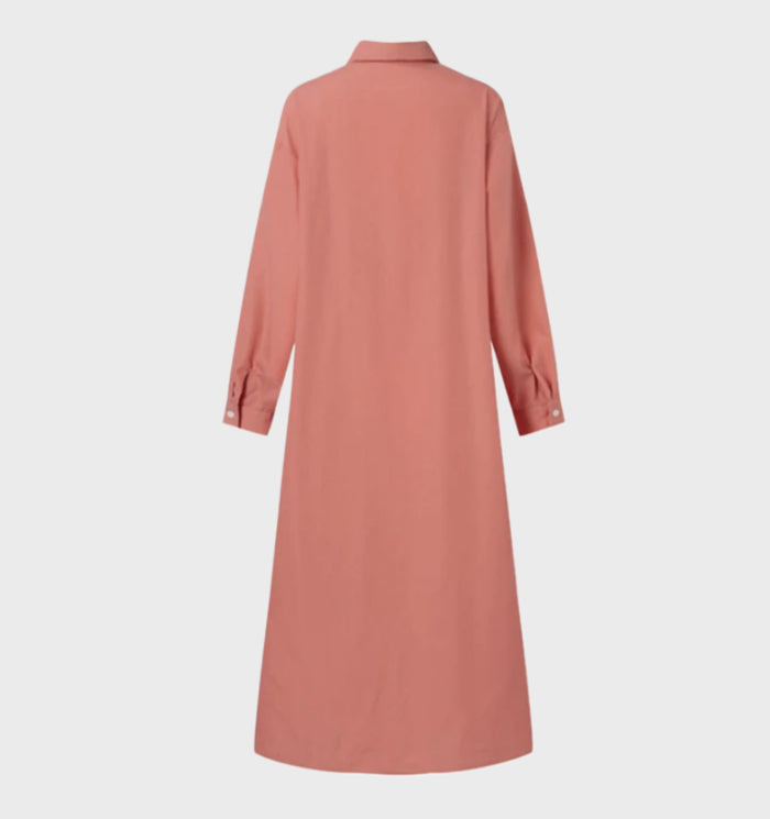 Tinsley - Stijlvolle oversized maxi-shirtjurk