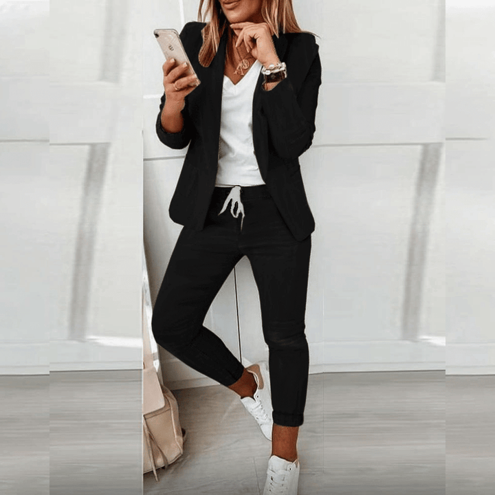 Raven - trendy streetwear chic set [Blazer + Broek]