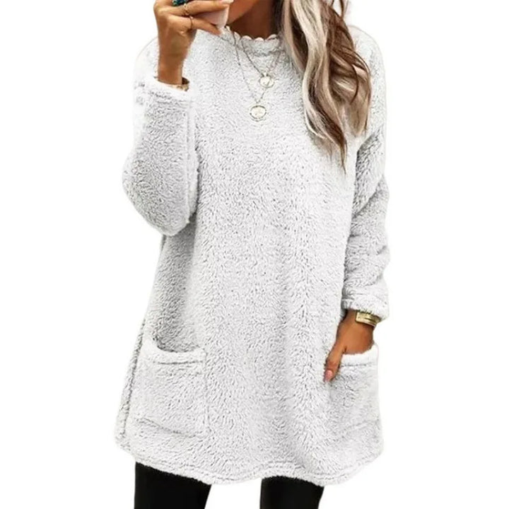 Romi - warme oversized trui met zakken