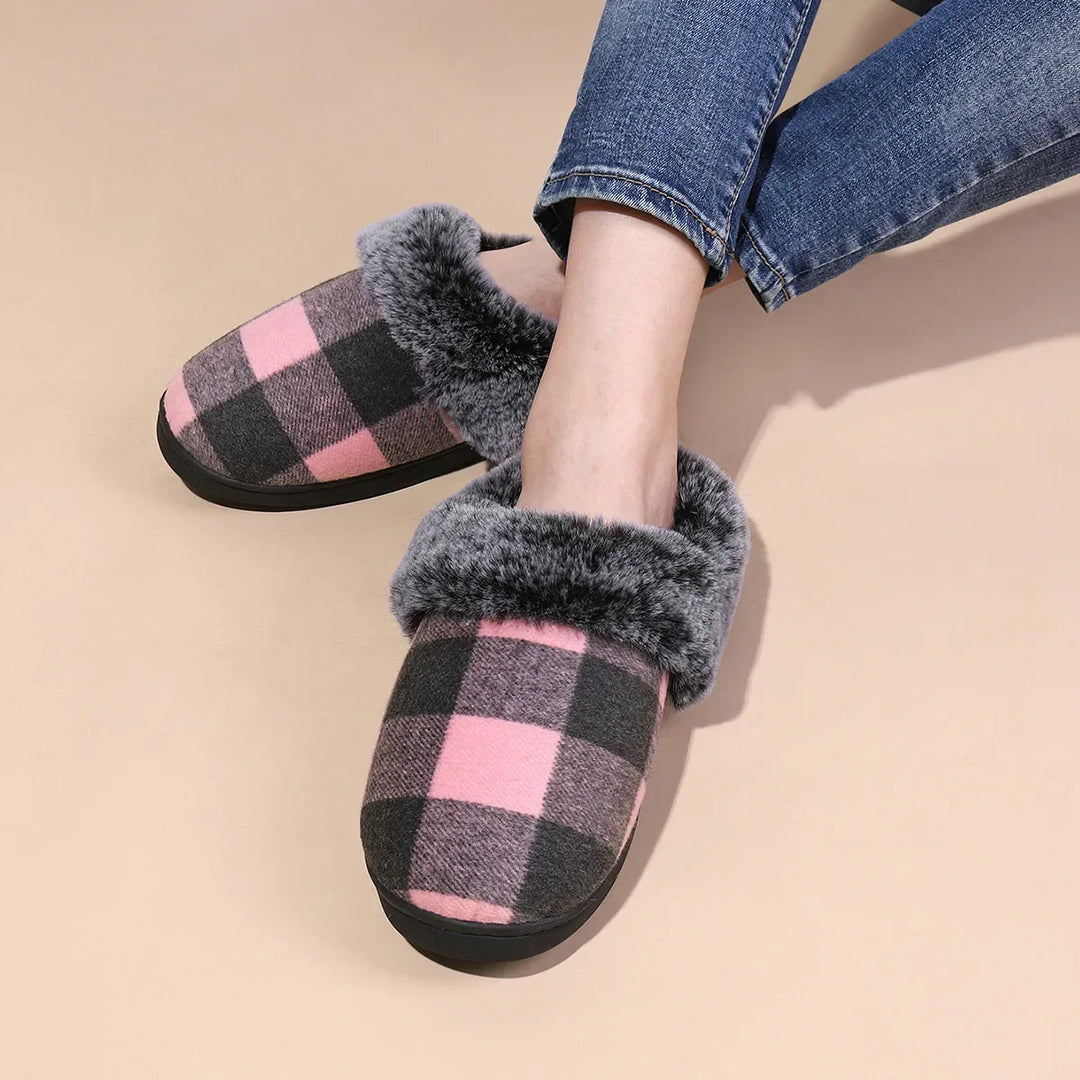 WarmWave Flats - casual pluche winterslippers