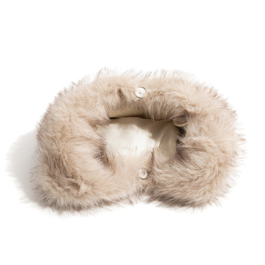 Shelby - elegante furry clutch tas