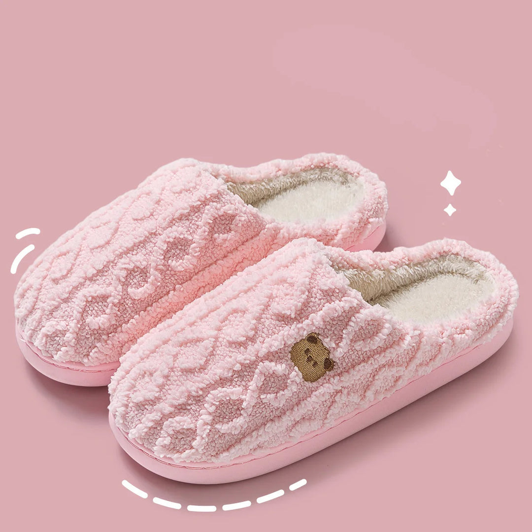 PlushStep - zachte pluche slippers voor binnen