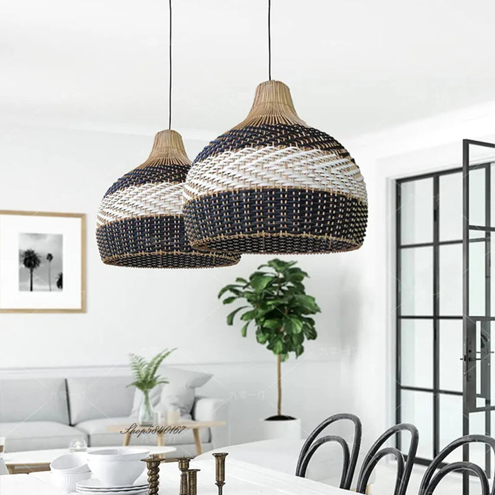 Crafted Light - rieten hanglamp