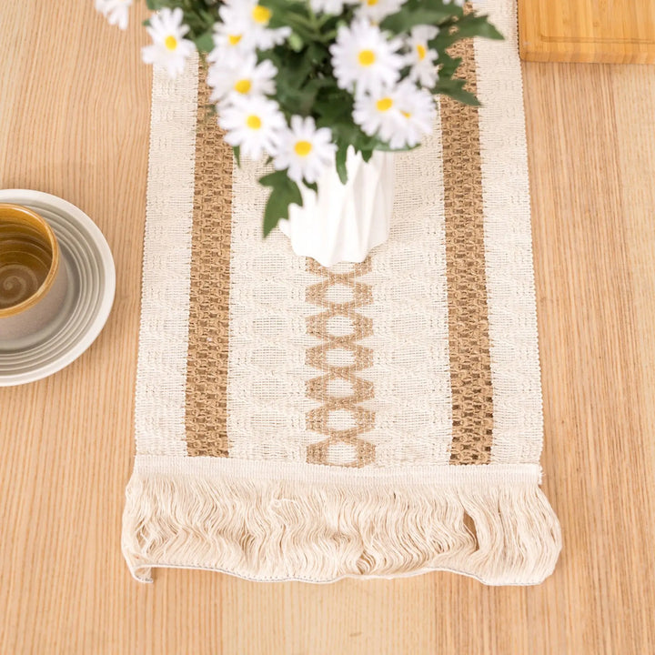 BohoTassel - bohemian tassel tafel runner decor