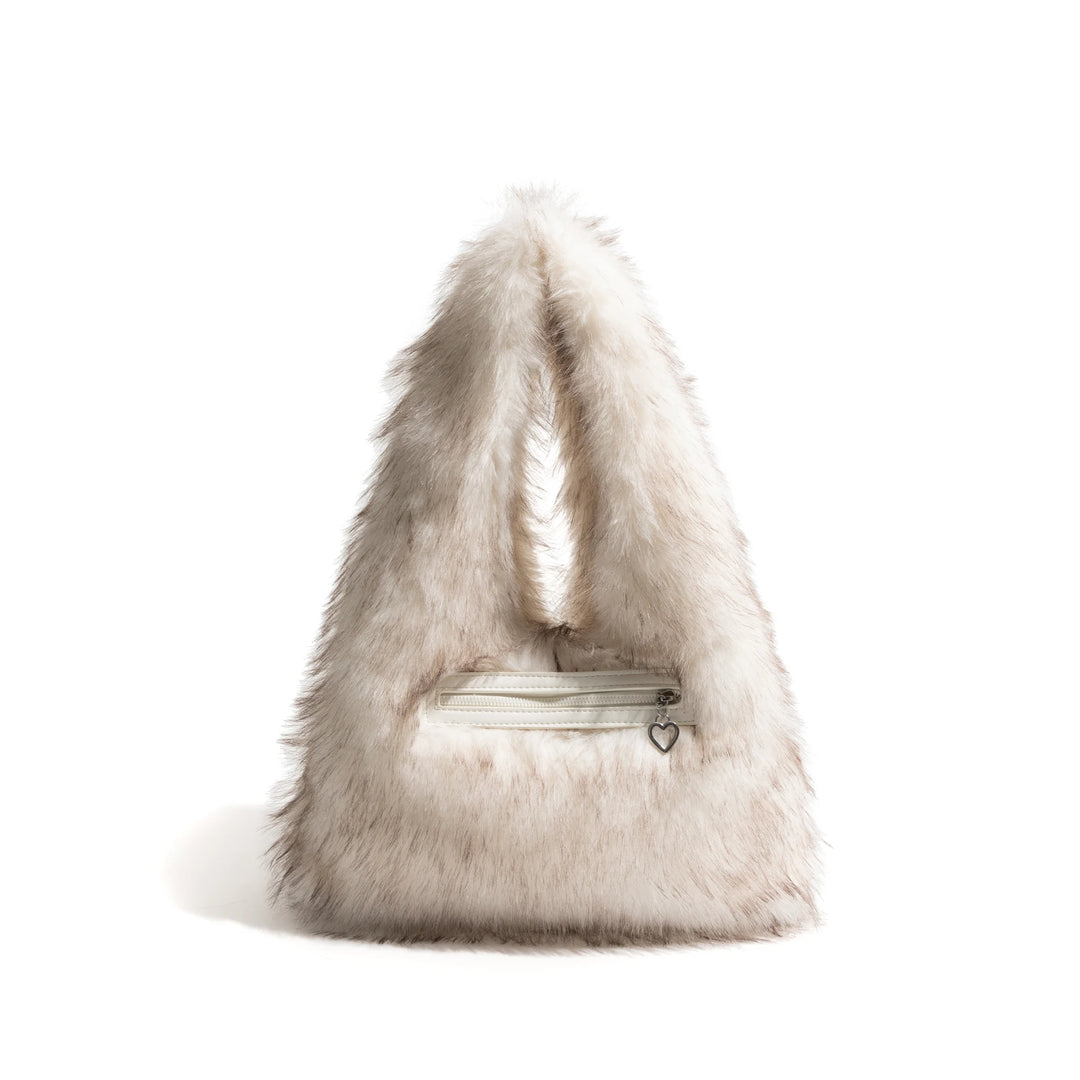 Shelby - elegante furry clutch tas