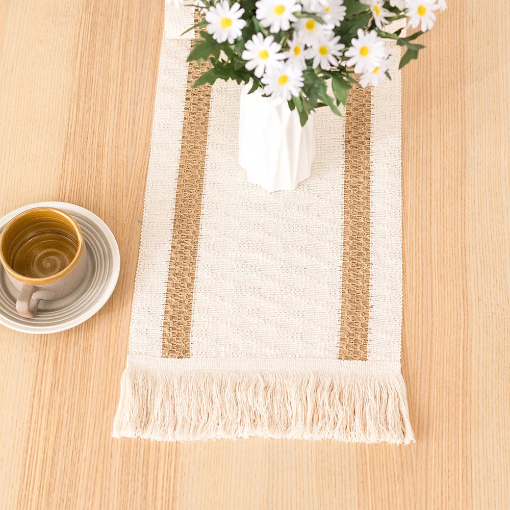 BohoTassel - bohemian tassel tafel runner decor