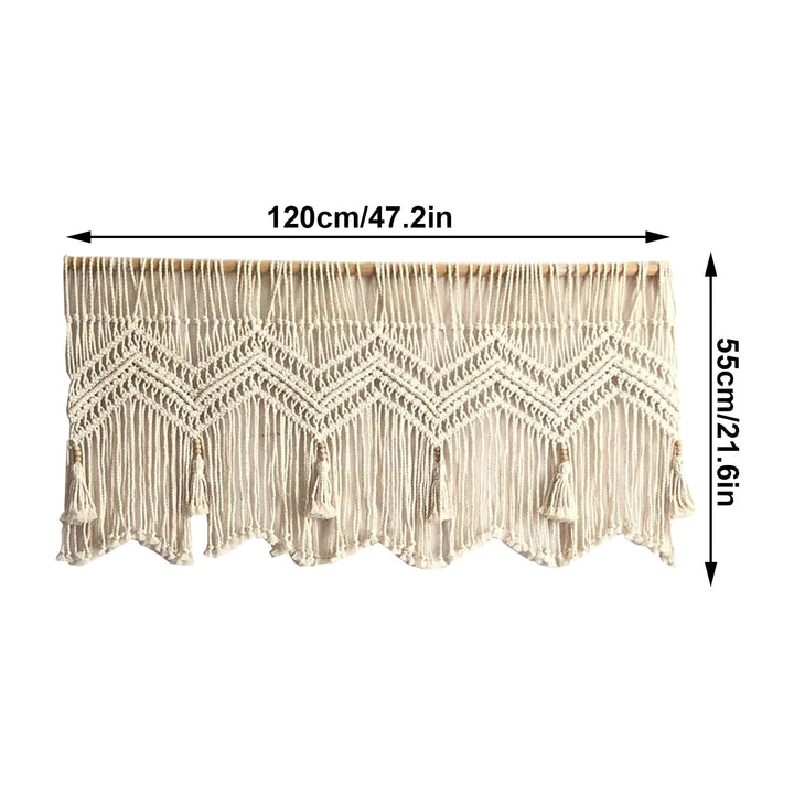 Tassel Charm - handgeweven bohemian tassel gordijn