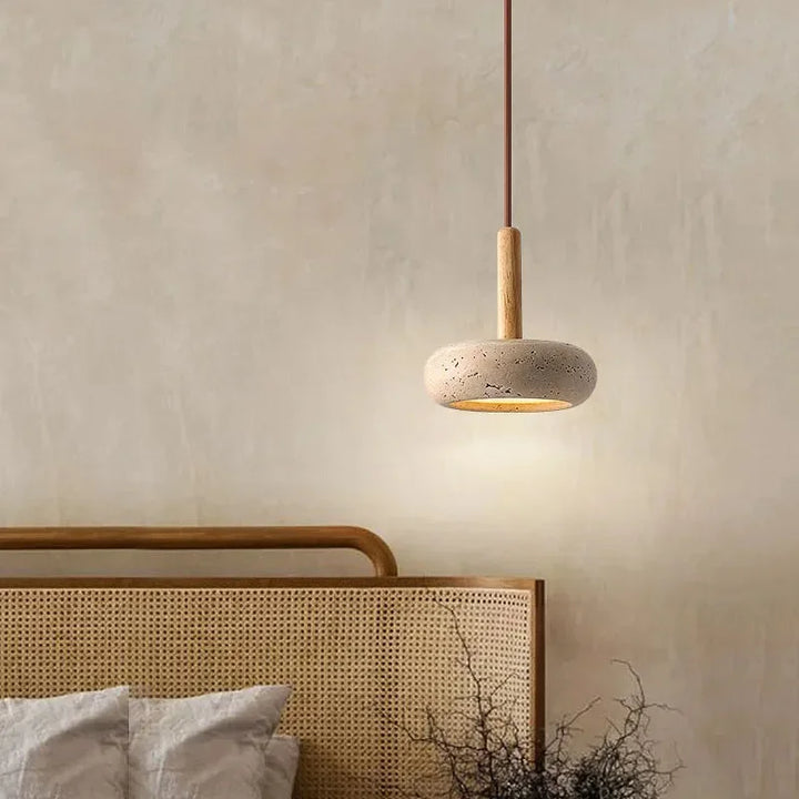 Stone Glow - ronde stenen hanglamp