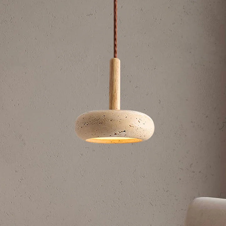 Stone Glow - ronde stenen hanglamp