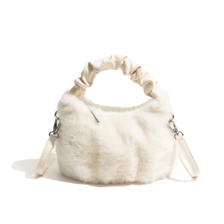 Sylvie - casuale faux fur handtas