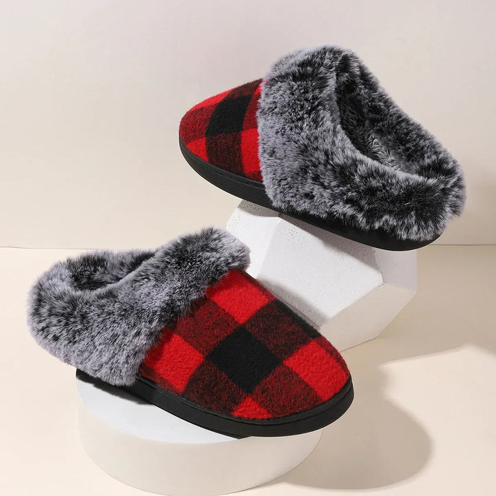 WarmWave Flats - casual pluche winterslippers