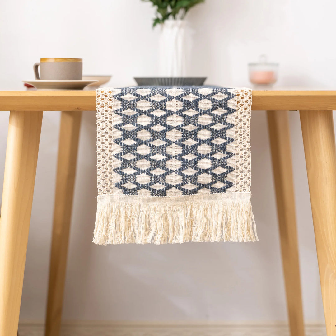 BohoTassel - bohemian tassel tafel runner decor