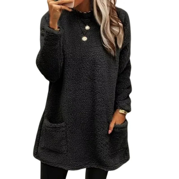 Romi - warme oversized trui met zakken