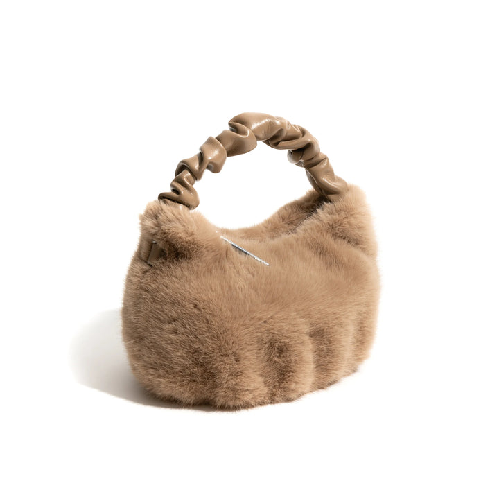 Sylvie - casuale faux fur handtas