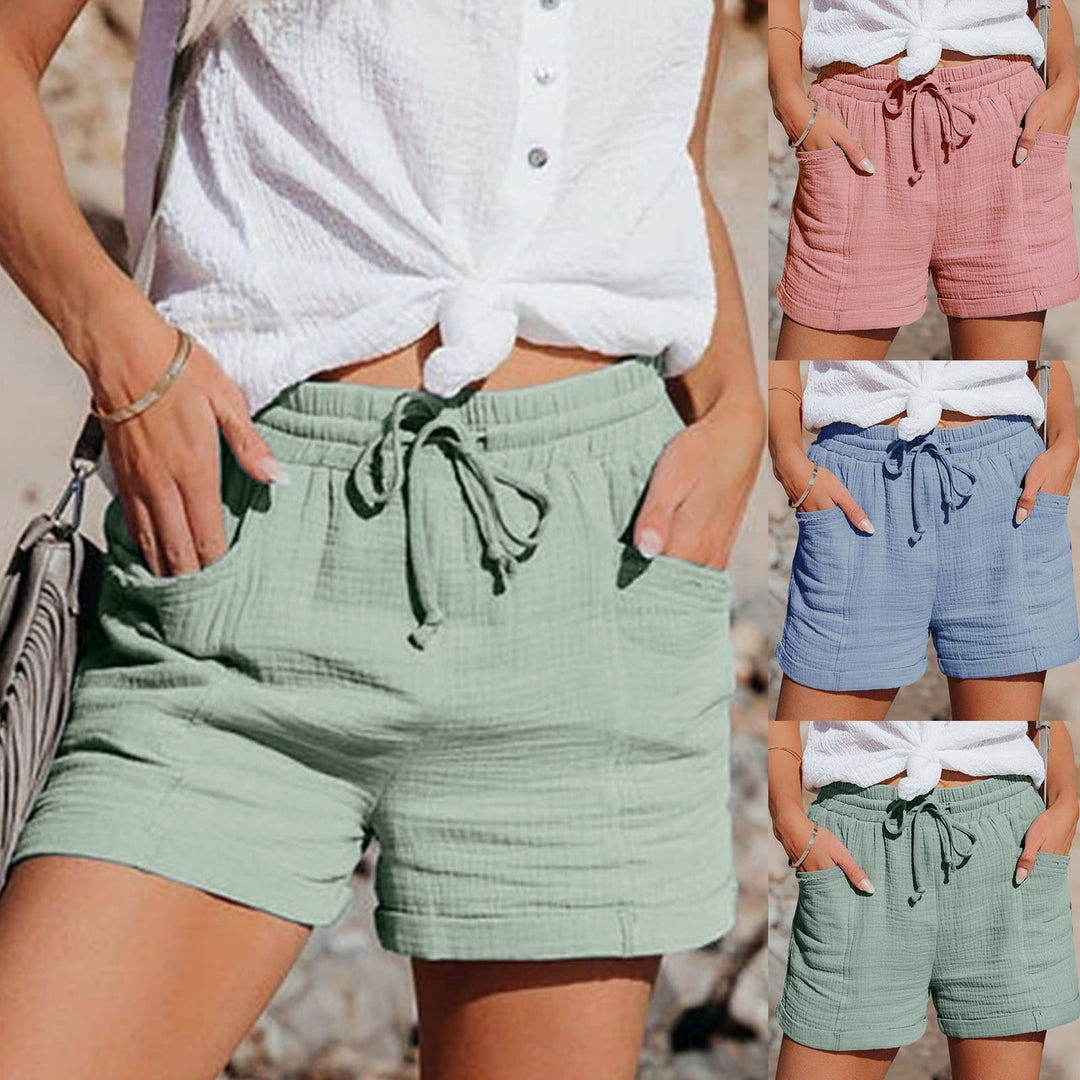 Angelina - elastische taille zomer shorts