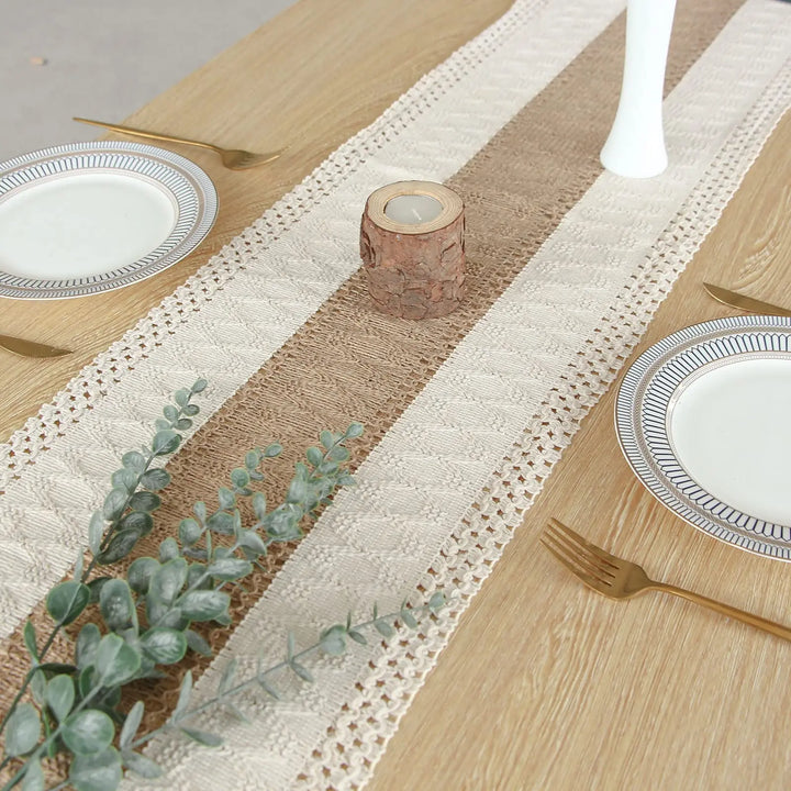 BohoTassel - bohemian tassel tafel runner decor