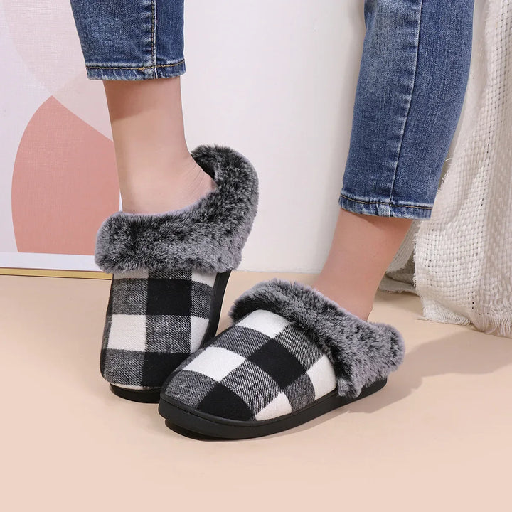 WarmWave Flats - casual pluche winterslippers