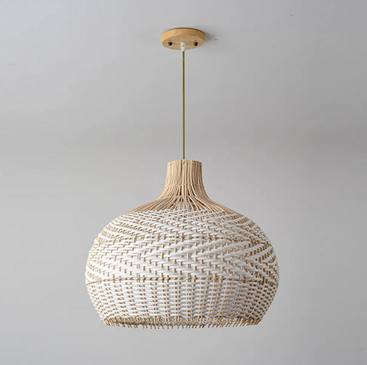 Rattan Charm - elegante boho rotan verlichtingsdecoratie