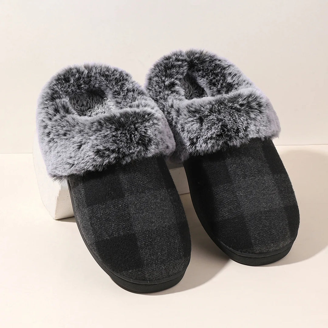 WarmWave Flats - casual pluche winterslippers