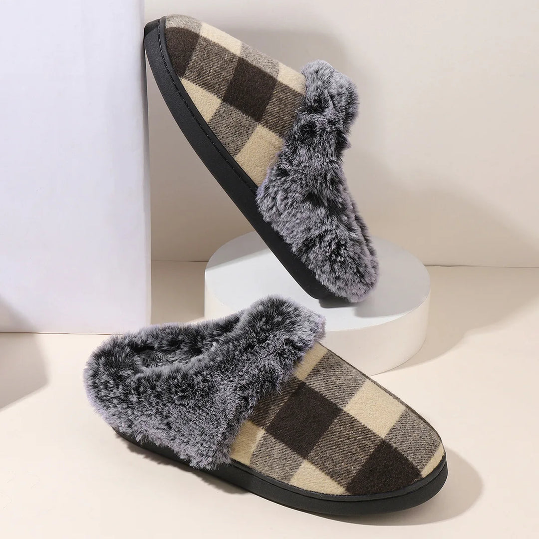 WarmWave Flats - casual pluche winterslippers