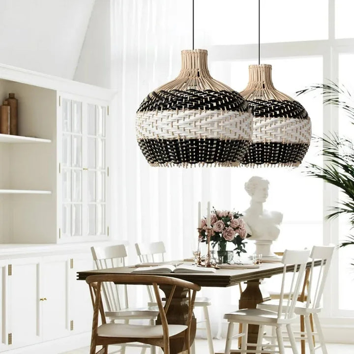 Crafted Light - rieten hanglamp