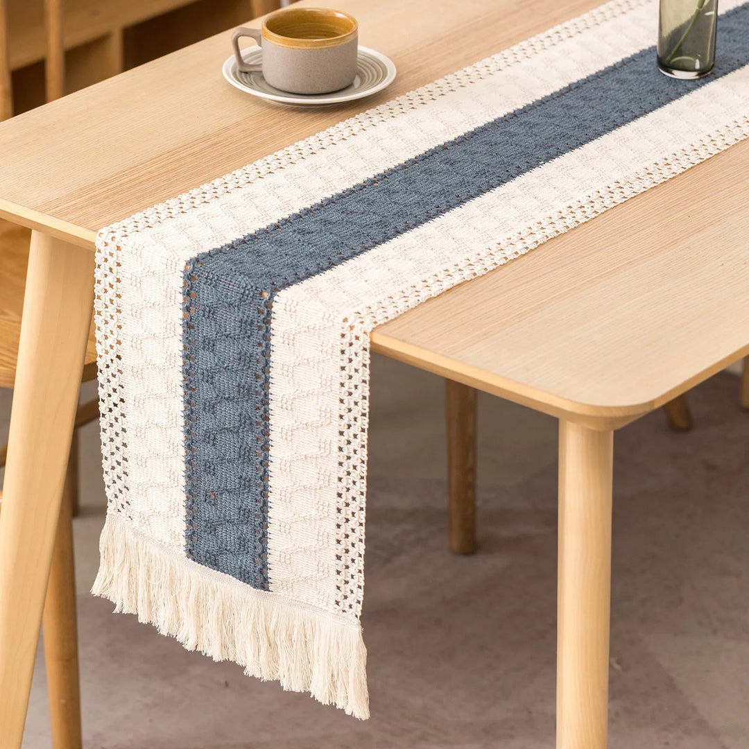 BohoTassel - bohemian tassel tafel runner decor