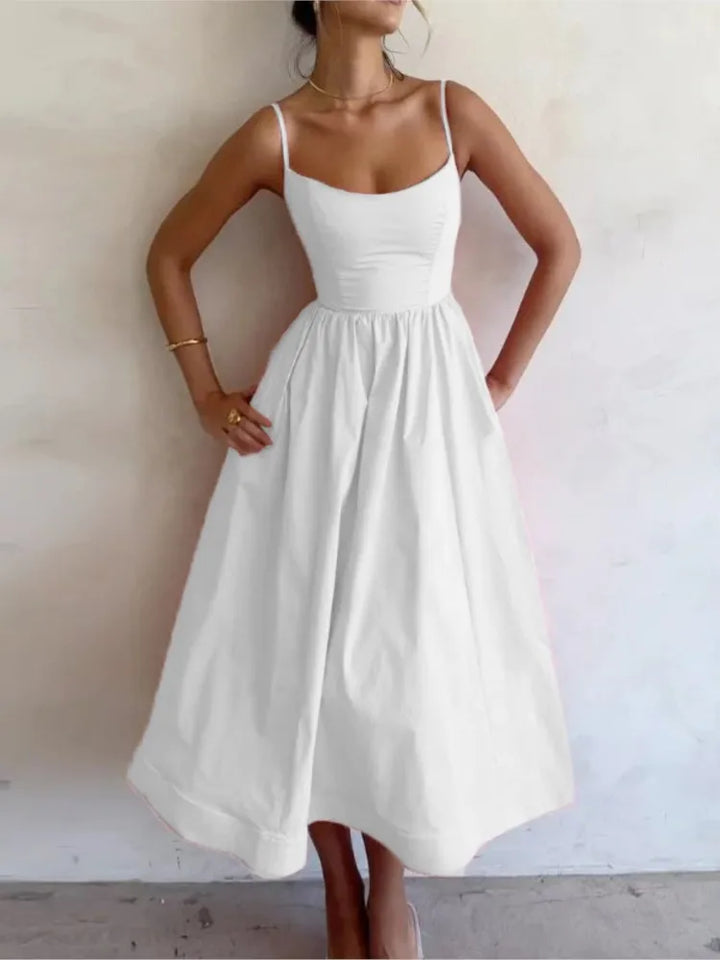 Teresa - Elegante Mouwloze Maxi-jurk