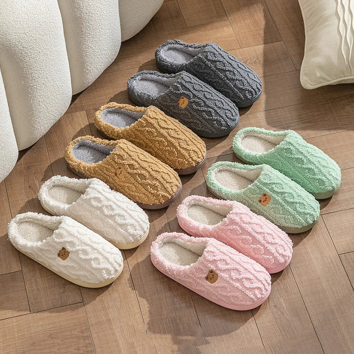 PlushStep - zachte pluche slippers voor binnen