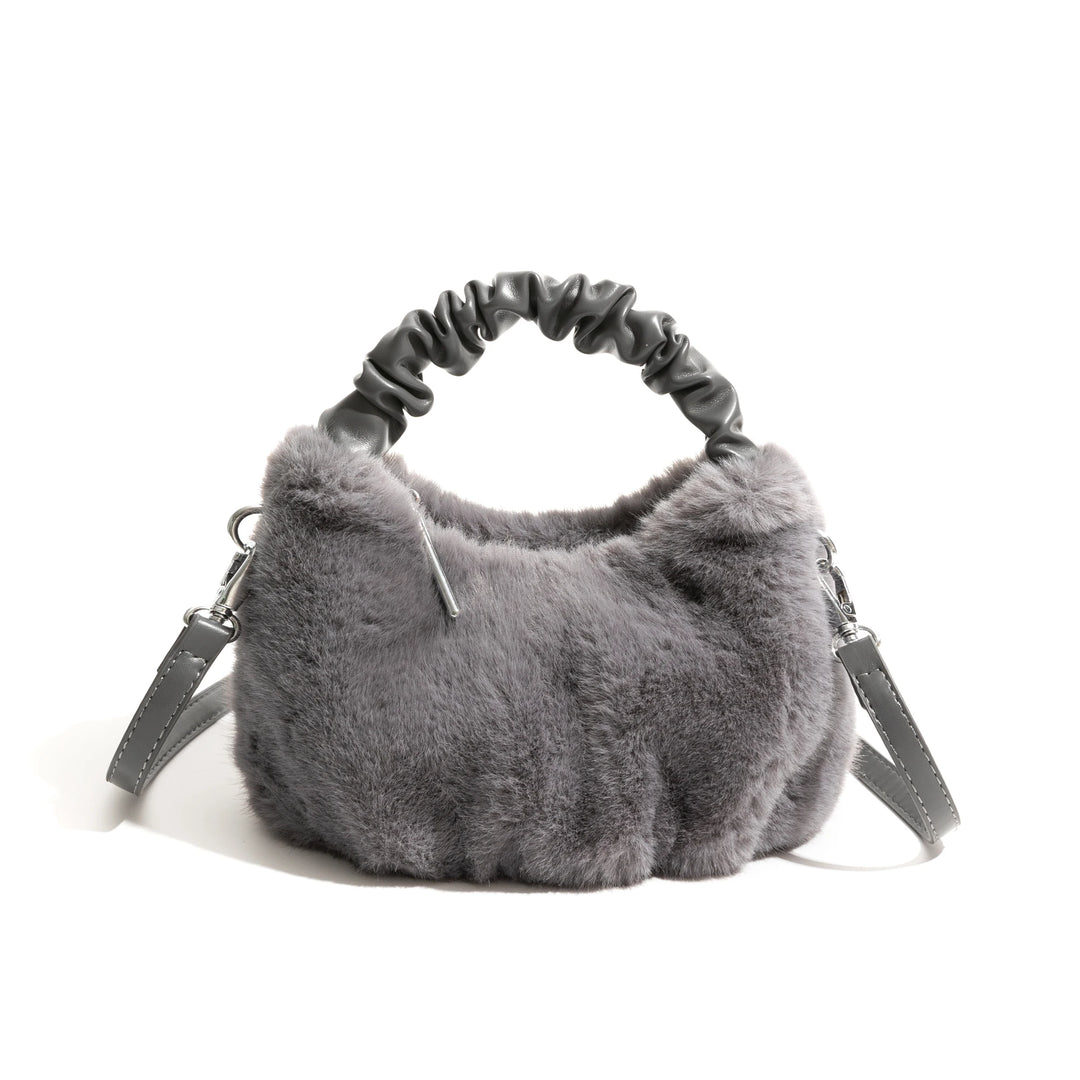 Sylvie - casuale faux fur handtas