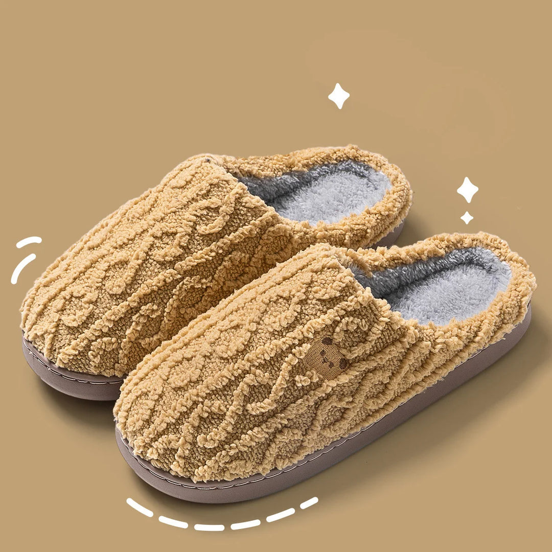 PlushStep - zachte pluche slippers voor binnen