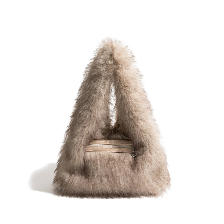 Shelby - elegante furry clutch tas